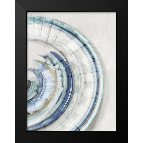 Fantasy Shell I Black Modern Wood Framed Art Print by Peal, Emma