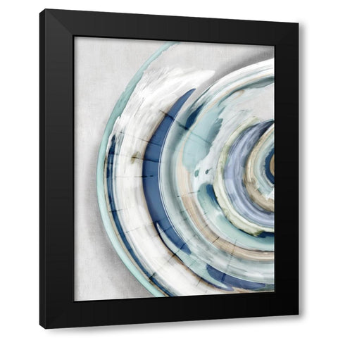 Fantasy Shell II Black Modern Wood Framed Art Print by Peal, Emma