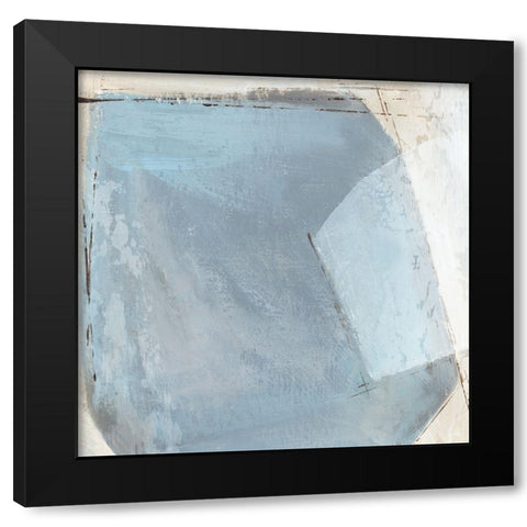 Blue See Black Modern Wood Framed Art Print by Peal, Emma