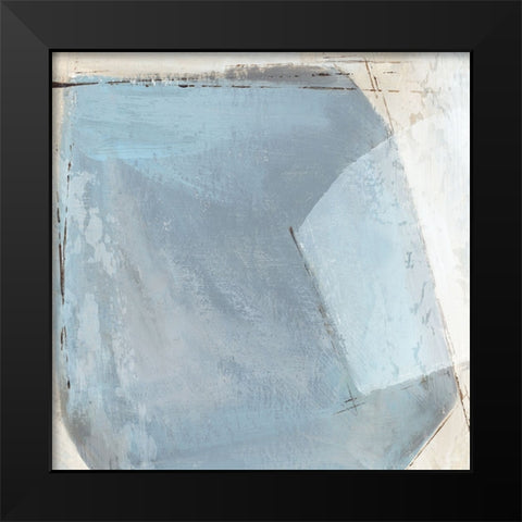 Blue See Black Modern Wood Framed Art Print by Peal, Emma