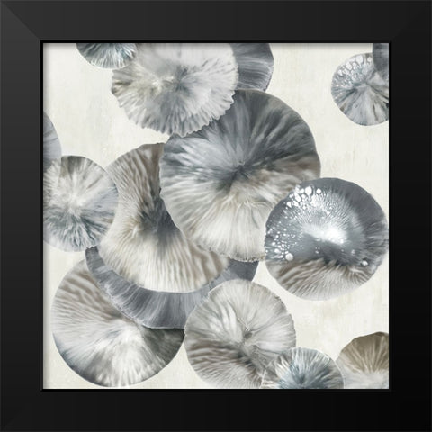 Cosmic Symphony Black Modern Wood Framed Art Print by Peal, Emma