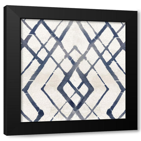 Shimmering Rhapsody I Black Modern Wood Framed Art Print with Double Matting by Peal, Emma