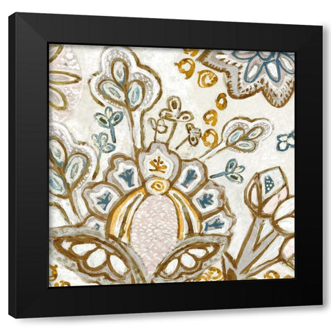 Enchanting I  Black Modern Wood Framed Art Print by Pattinian, Merri
