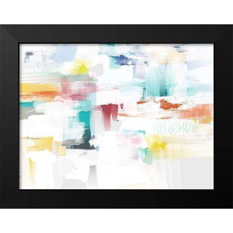 Spicy White I Black Modern Wood Framed Art Print by Auda, Christine