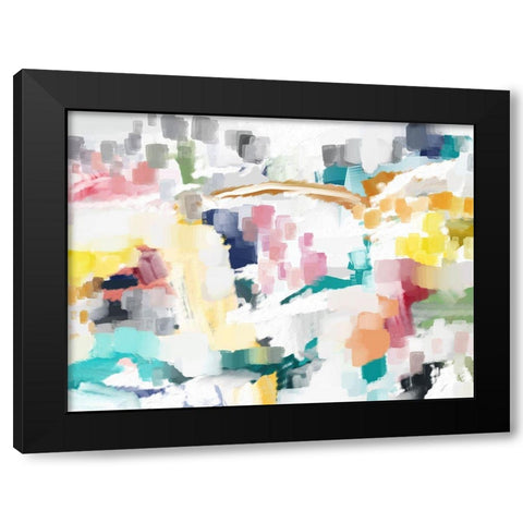 Spicy White II Black Modern Wood Framed Art Print by Auda, Christine