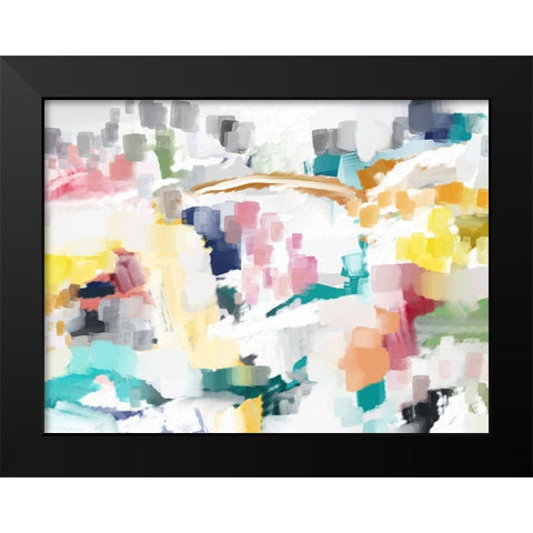 Spicy White II Black Modern Wood Framed Art Print by Auda, Christine