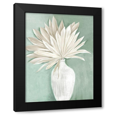 Sandy Boho Dry Palms II Black Modern Wood Framed Art Print by Black, Alex