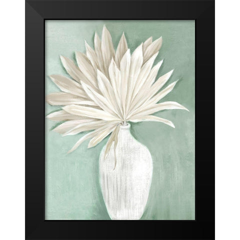 Sandy Boho Dry Palms II Black Modern Wood Framed Art Print by Black, Alex