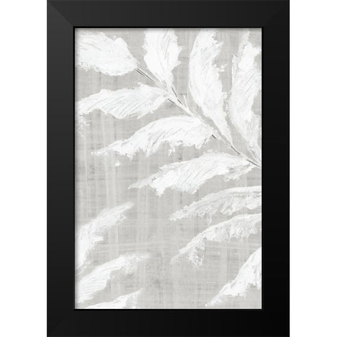 Neutral Palms I  Black Modern Wood Framed Art Print by Black, Alex