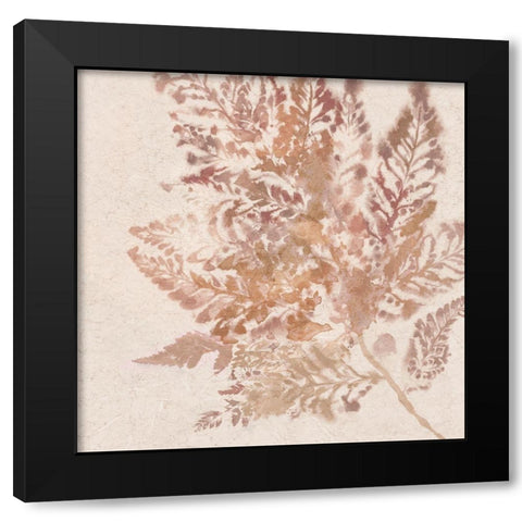 Coral Fern I  Black Modern Wood Framed Art Print with Double Matting by Black, Alex