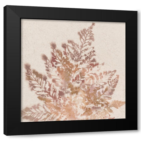 Coral Fern II Black Modern Wood Framed Art Print by Black, Alex