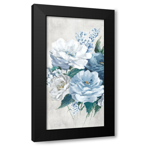 Bundles of Blue I Black Modern Wood Framed Art Print by Black, Alex