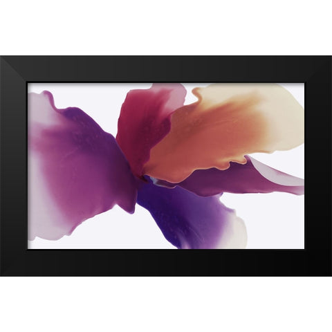 Orangico Black Modern Wood Framed Art Print by Black, Alex