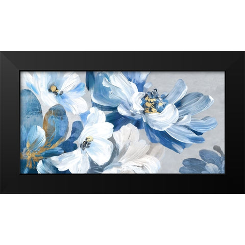 Blue Summer Black Modern Wood Framed Art Print by Black, Alex