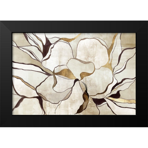 Neutral Garden Beauty Black Modern Wood Framed Art Print by Black, Alex
