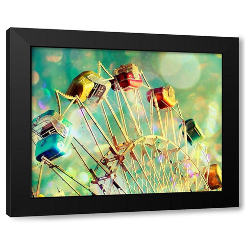 Candyland Black Modern Wood Framed Art Print by Cadloff, Robert