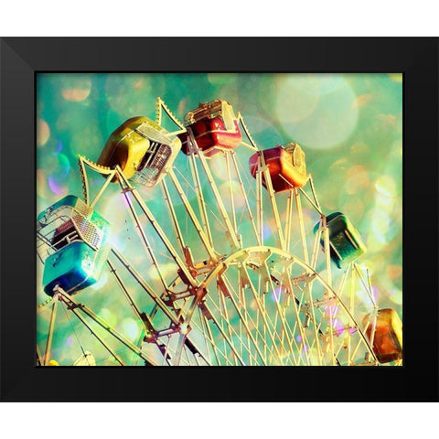 Candyland Black Modern Wood Framed Art Print by Cadloff, Robert