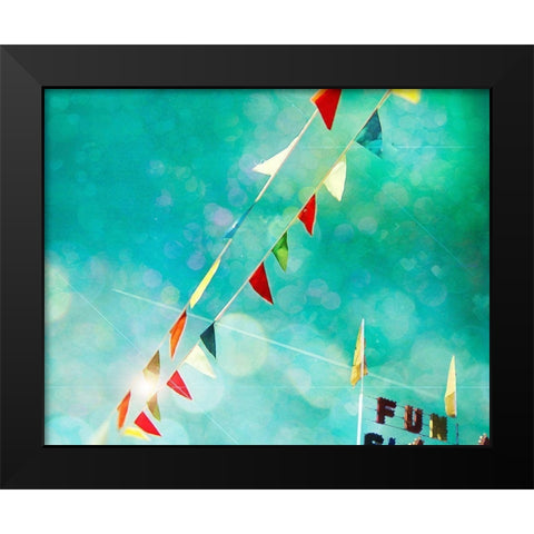 Fun Black Modern Wood Framed Art Print by Cadloff, Robert