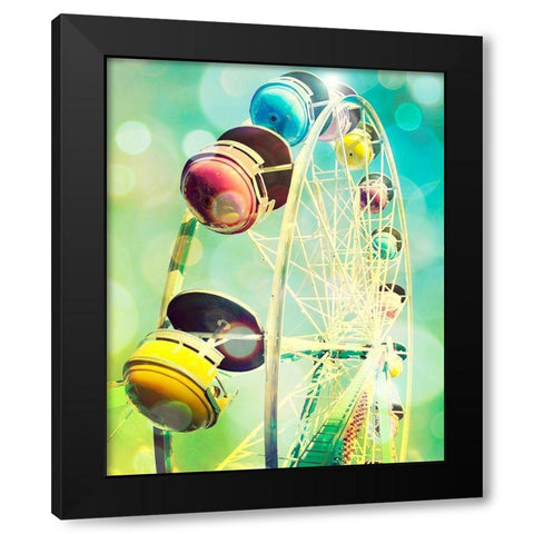 Lighter than Air Black Modern Wood Framed Art Print with Double Matting by Cadloff, Robert