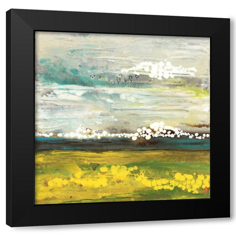 Dusk Black Modern Wood Framed Art Print by Rowan, Grace