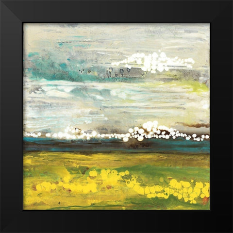 Dusk Black Modern Wood Framed Art Print by Rowan, Grace