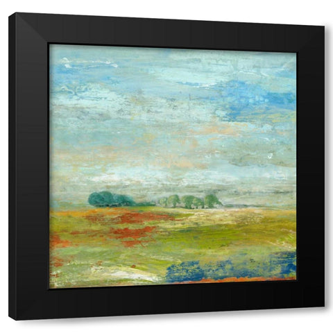 Secret Forest Colours Black Modern Wood Framed Art Print by Hove, Beth Ten