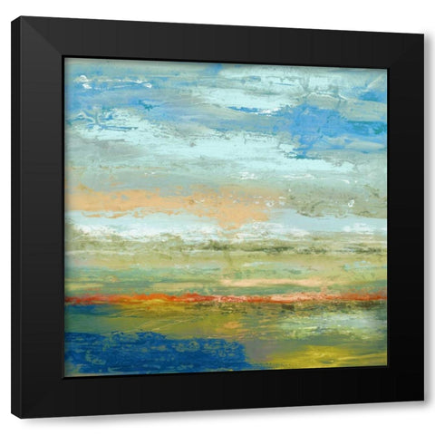 Whispers of Land and Sky Black Modern Wood Framed Art Print by Hove, Beth Ten