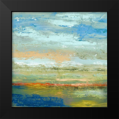 Whispers of Land and Sky Black Modern Wood Framed Art Print by Hove, Beth Ten
