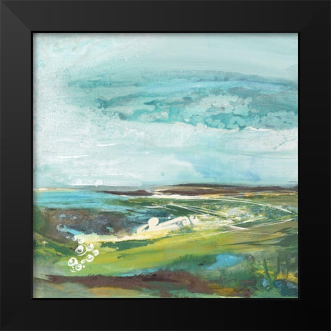 Marsh Black Modern Wood Framed Art Print by Hove, Beth