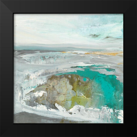 Ocean II Black Modern Wood Framed Art Print by Rowan, Grace