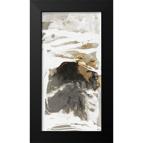 Momento I Black Modern Wood Framed Art Print by PI Studio