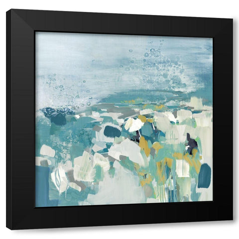 Above the Sea  Black Modern Wood Framed Art Print with Double Matting by Rowan, Grace
