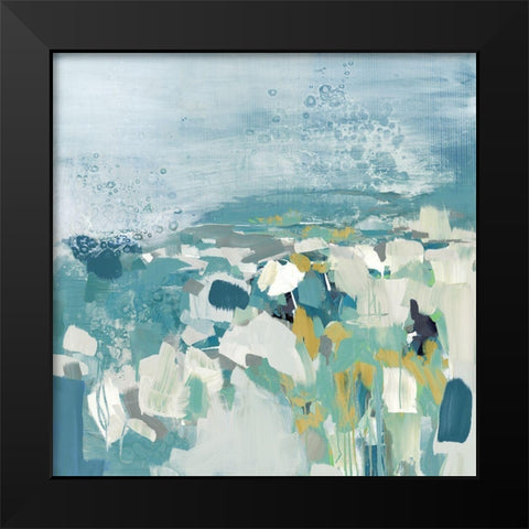 Above the Sea  Black Modern Wood Framed Art Print by Rowan, Grace
