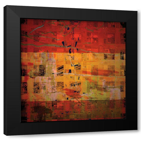 Untitled #4 Black Modern Wood Framed Art Print by Bingham, John