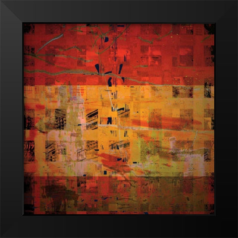 Untitled #4 Black Modern Wood Framed Art Print by Bingham, John