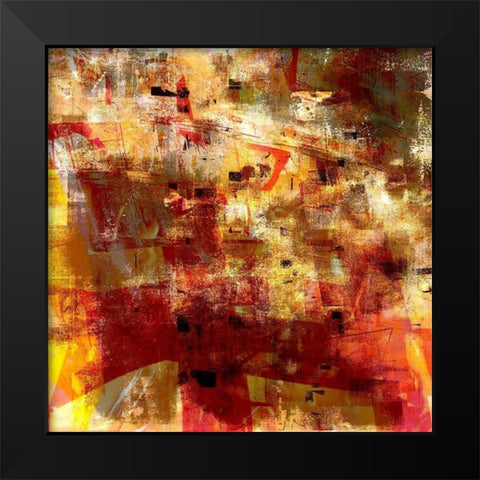 Colossus Black Modern Wood Framed Art Print by Bingham, John
