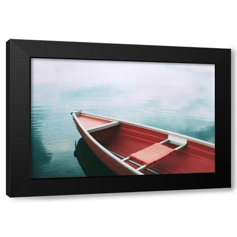 Floating in the Sky Black Modern Wood Framed Art Print by Bock, Alicia