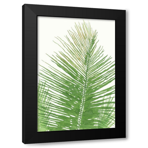 Palma da Cocco Black Modern Wood Framed Art Print with Double Matting by Errico and Slyp