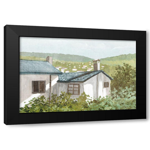 Country Home II Black Modern Wood Framed Art Print with Double Matting by Errico and Slyp