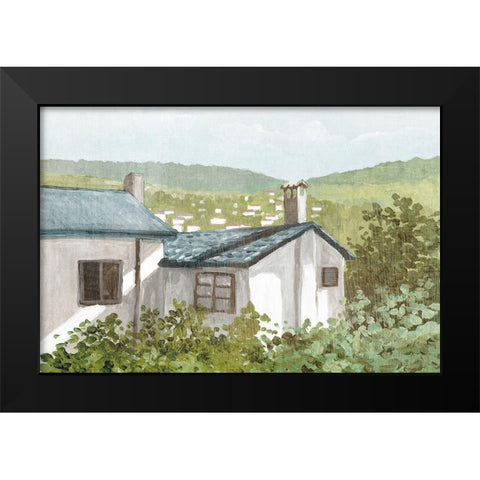 Country Home II Black Modern Wood Framed Art Print by Errico and Slyp