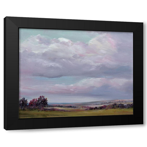 In the Clouds Black Modern Wood Framed Art Print by Broome, Marianne