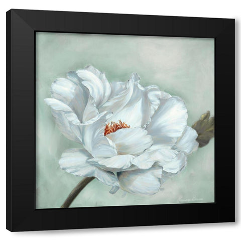 Precious Peony I Black Modern Wood Framed Art Print by Broome, Marianne