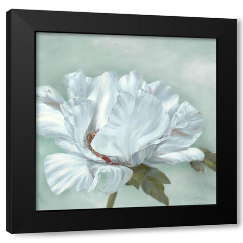 Precious Peony II Black Modern Wood Framed Art Print by Broome, Marianne