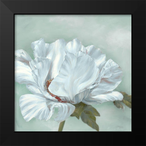 Precious Peony II Black Modern Wood Framed Art Print by Broome, Marianne