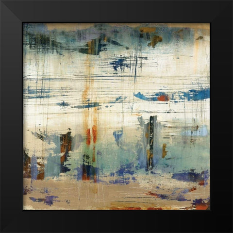 Torn I Black Modern Wood Framed Art Print by Bradley, Tim