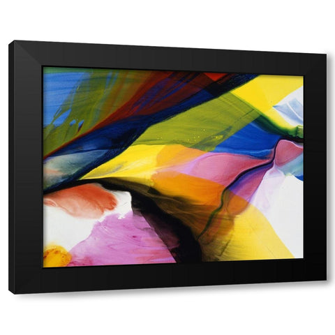 Stop and Smell the Roses Black Modern Wood Framed Art Print by Ridgeway, Bette