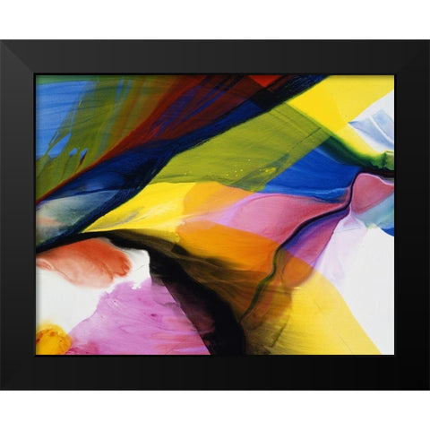 Stop and Smell the Roses Black Modern Wood Framed Art Print by Ridgeway, Bette
