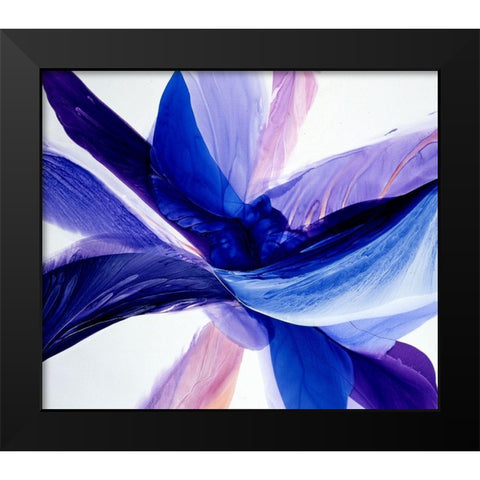 Convergence Black Modern Wood Framed Art Print by Ridgeway, Bette