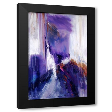 Along the Trail Black Modern Wood Framed Art Print with Double Matting by Ridgeway, Bette