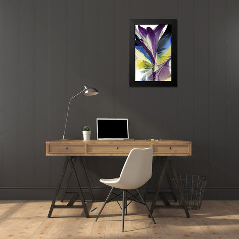 Spirits Rising Black Modern Wood Framed Art Print by Ridgeway, Bette